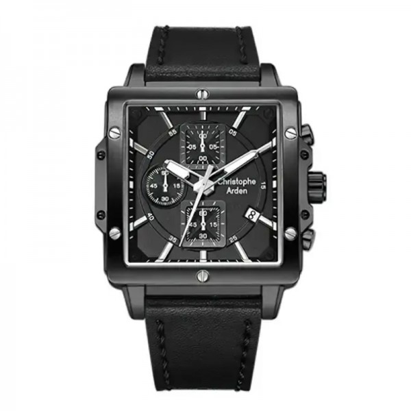 Christophe Arden CA 3004 Full Black Leather MCLIPBASL Christophe Arden CA 3004 Full Black Leather MCLIPBASL